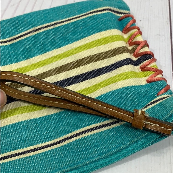 Ann Taylor Loft beaded fabric wristlet clutch - Picture 8 of 8